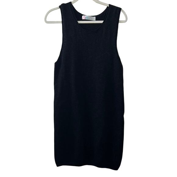 Free People Beach Nina Sweater Mini Dress in Black Size Small Gently Used - Picture 4 of 7